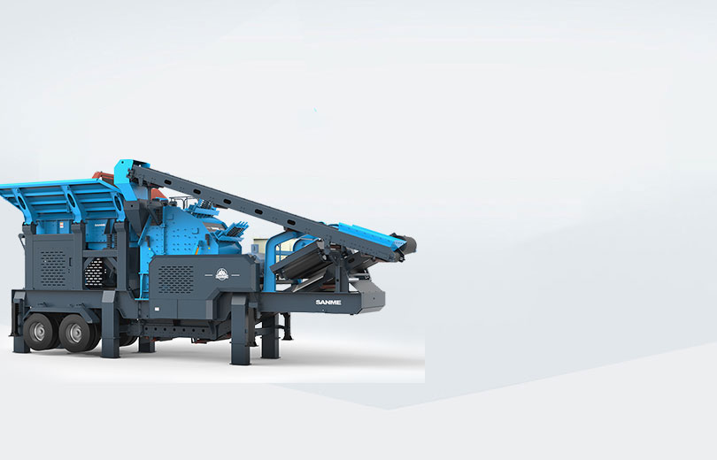 PP系列轮胎移动反击式破碎站